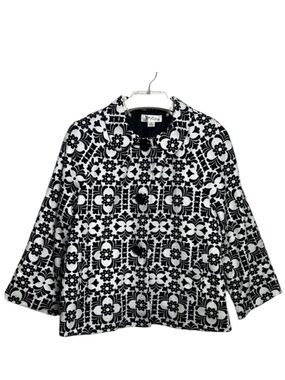 JOSEPHINE Essentials Geometric Floral Blazer